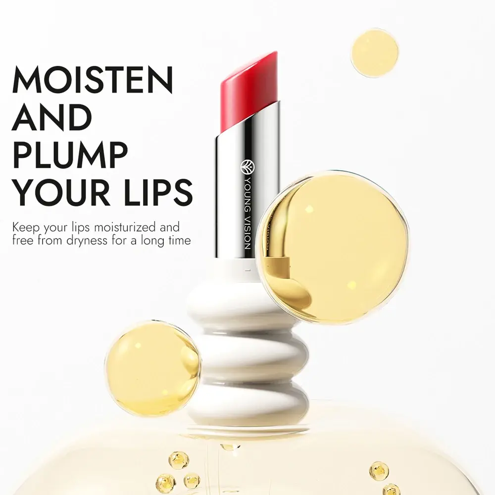 Spiral Moisturizing Colored Lip Balm Shimmer Pink Temperature Change Glossy Lipstick Base Transparent Anti-dryness Lip Care