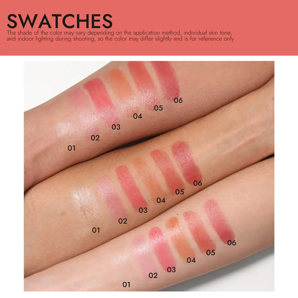 Spiral Moisturizing Colored Lip Balm Shimmer Pink Temperature Change Glossy Lipstick Base Transparent Anti-dryness Lip Care