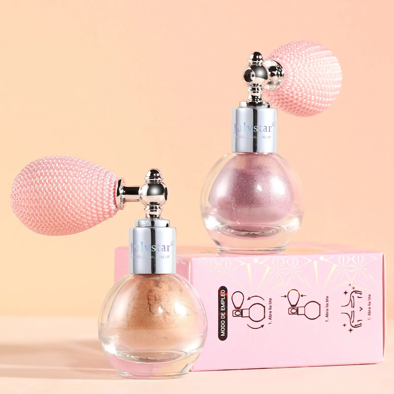 Fairy Shine Body Glitter Spray Highlighter Powder Diamond High Gloss Air Bag Powder Shiny High Light Shimmer Face Body Makeup