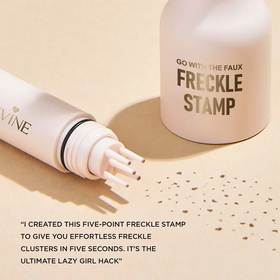Five-point Freckle Stamp Pen Natural Simulation Instant Freckle Liquid Fake Dot Spot Comb Seal Waterproof Quick Dry Makeup Tool