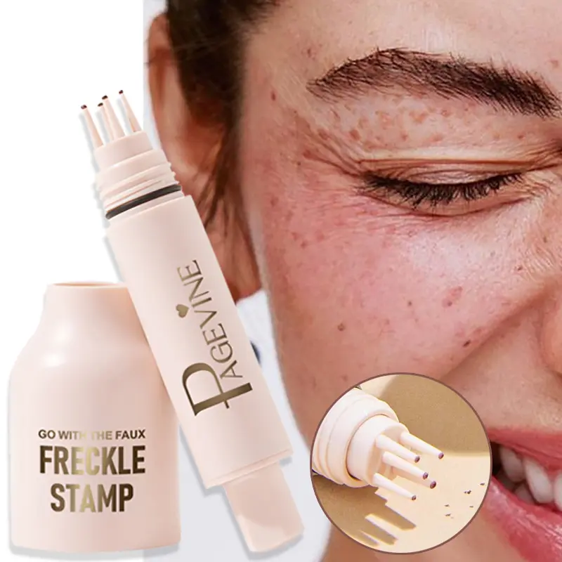 Five-point Freckle Stamp Pen Natural Simulation Instant Freckle Liquid Fake Dot Spot Comb Seal Waterproof Quick Dry Makeup Tool