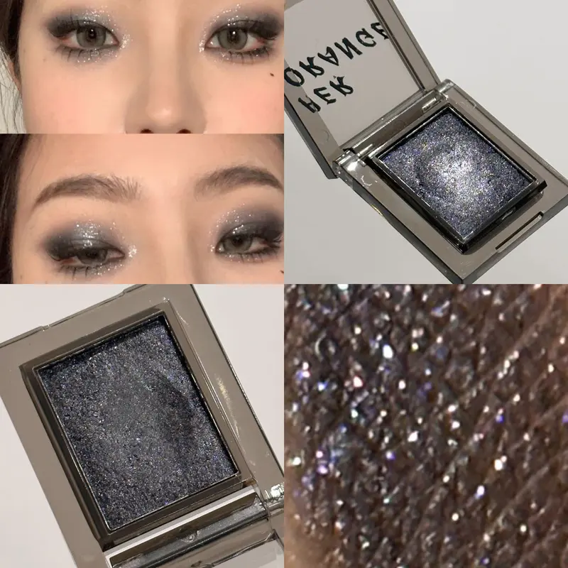 Chameleon Green Eye Shadow Metallic Smoky Monochrome Eyeshadow Palette Matte Pearl Glitter Earth Grey Multicolor Eye Makeup