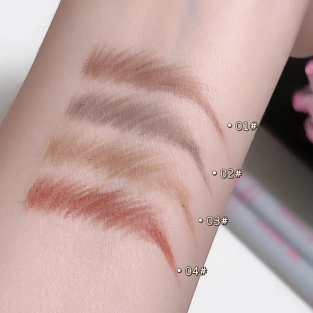 2 in 1 Eyebrow Pencil Professional Cosmetics Makeup 4 Colors Waterproof Eyebrow Tattoo Brush Long Lasting Eyebrow Pen