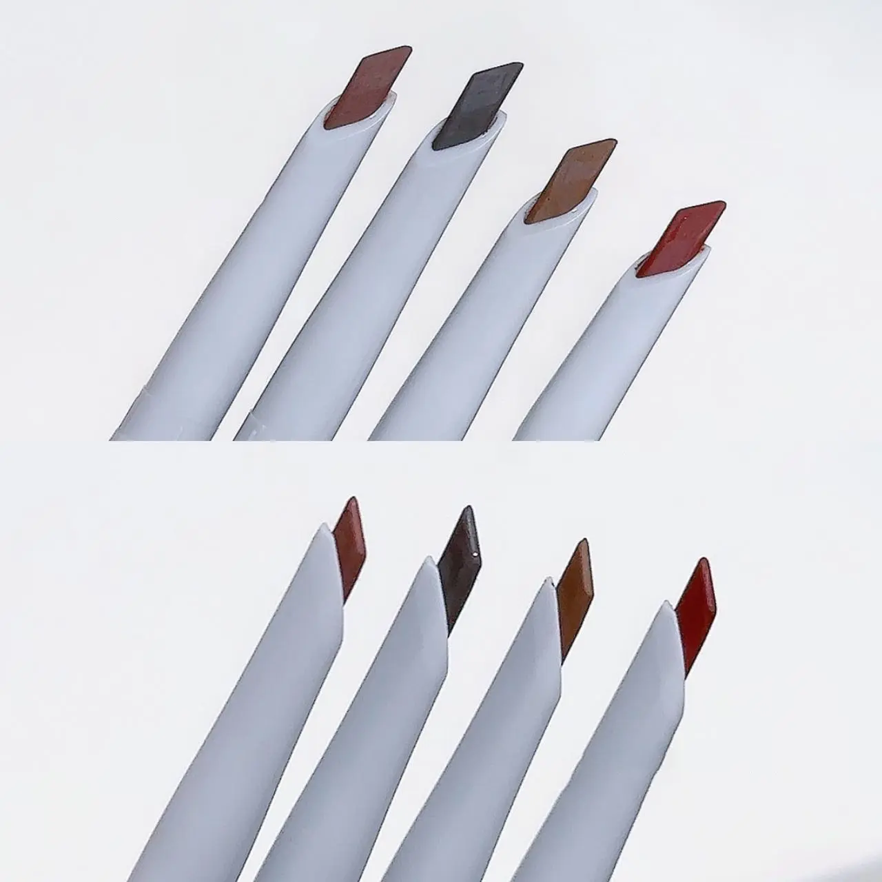 2 in 1 Eyebrow Pencil Professional Cosmetics Makeup 4 Colors Waterproof Eyebrow Tattoo Brush Long Lasting Eyebrow Pen