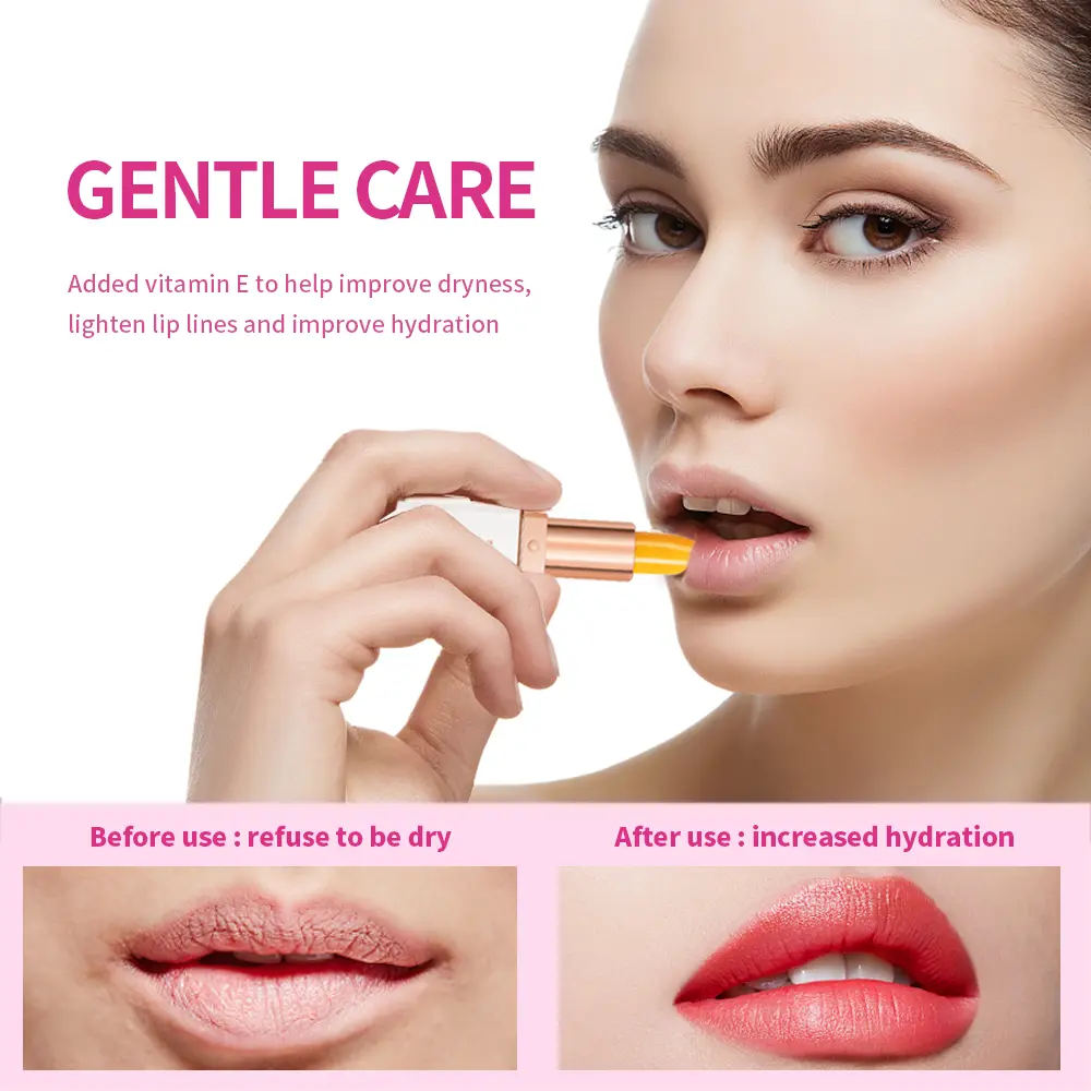6 Colors Magic Lipstick Temperature Color Changing Lipstick Gloss Moisturizing Long Lasting Waterproof Crystal Jelly Lip Balm