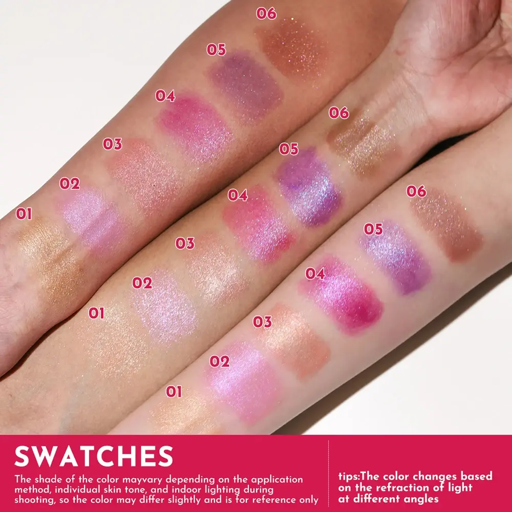 Diamond Embossed Lipstick Moisturizing Lasting Shimmer Brown Sparkling Waterproof Lip Gloss Matte Glitter Purple Lipstick Makeup