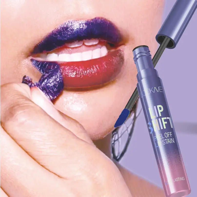Peel Off Lip Stain Reveal Waterproof Lasting Metallic Matte Lip Inks Transfer Proof Non-stick Cup Red Contour Tear-off Lip Tint
