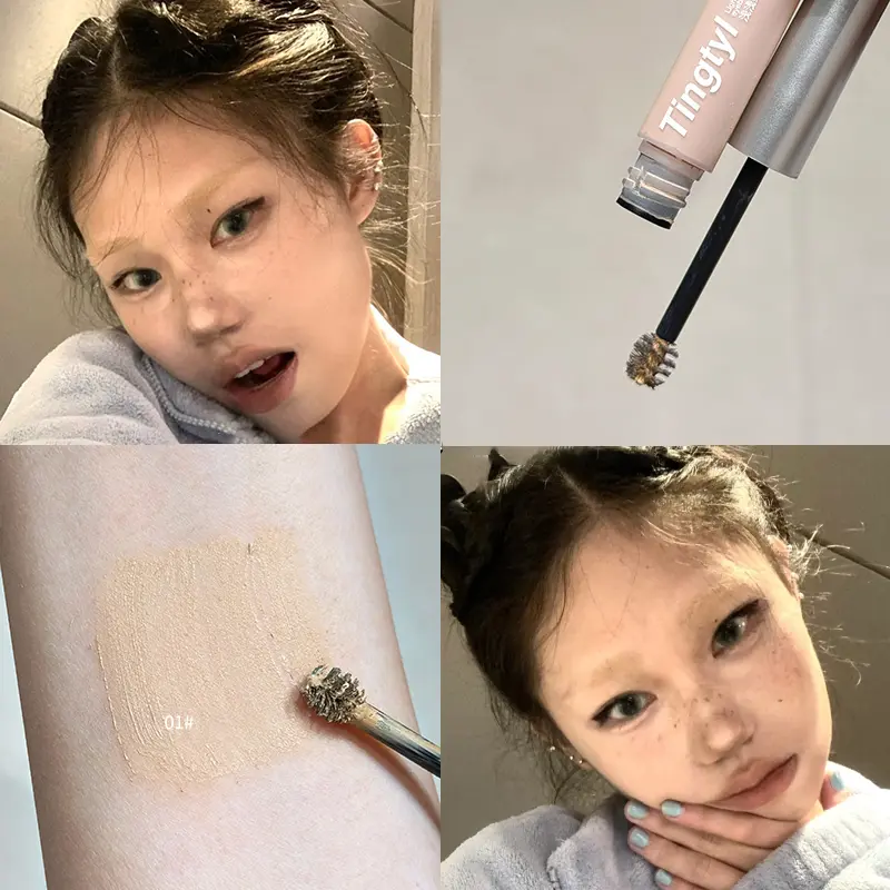 Light Color Eyebrow Dyeing Cream Three Dimensional Waterproof Grey Pink Brown Tint Eyebrow Mascara Eyes Makeup Cosmetic