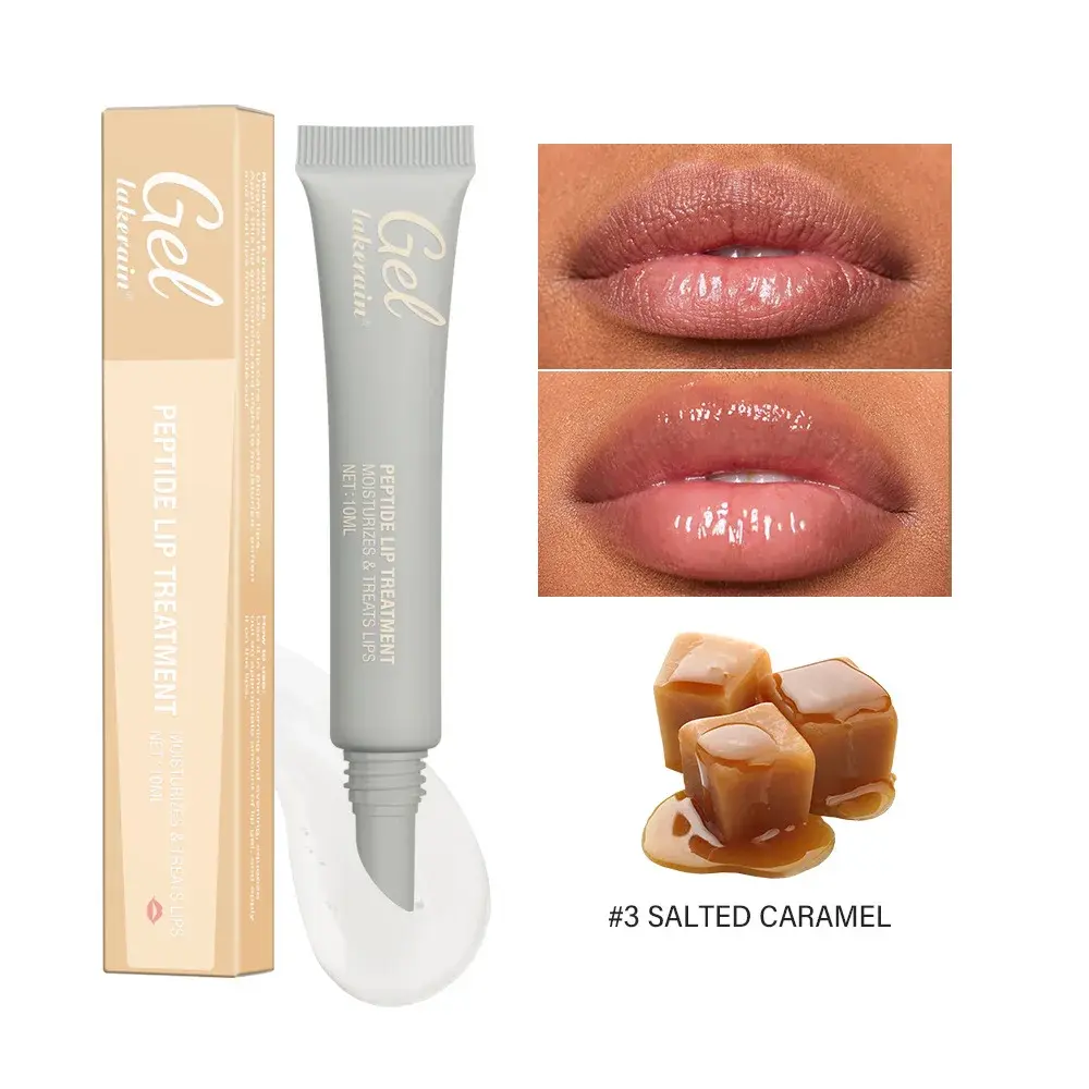 Peptide Lip Treatment Moisturizing Lip Mask Gel To Remove Dead Skin Lipstick Base Fruit Odor Lip Cream Repair Lip Care Mask 10ml