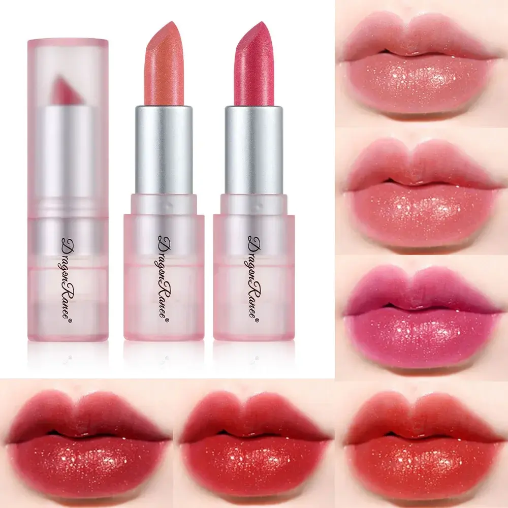 Gloss Shimmering Lipstick Waterproof Diamond Glitter Lip Balm Matte Glitter Lip Tint Shiny Grapefruit Lip Gloss Sexy Make Up