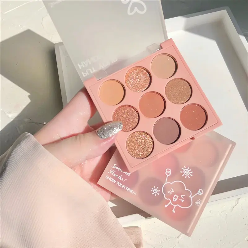 1~18 Colors Shiny Shimmer Green Eye Shadow Palette Glitter Long Lasting  Pigment Waterproof Matte Multi-color Neon Loose Powder