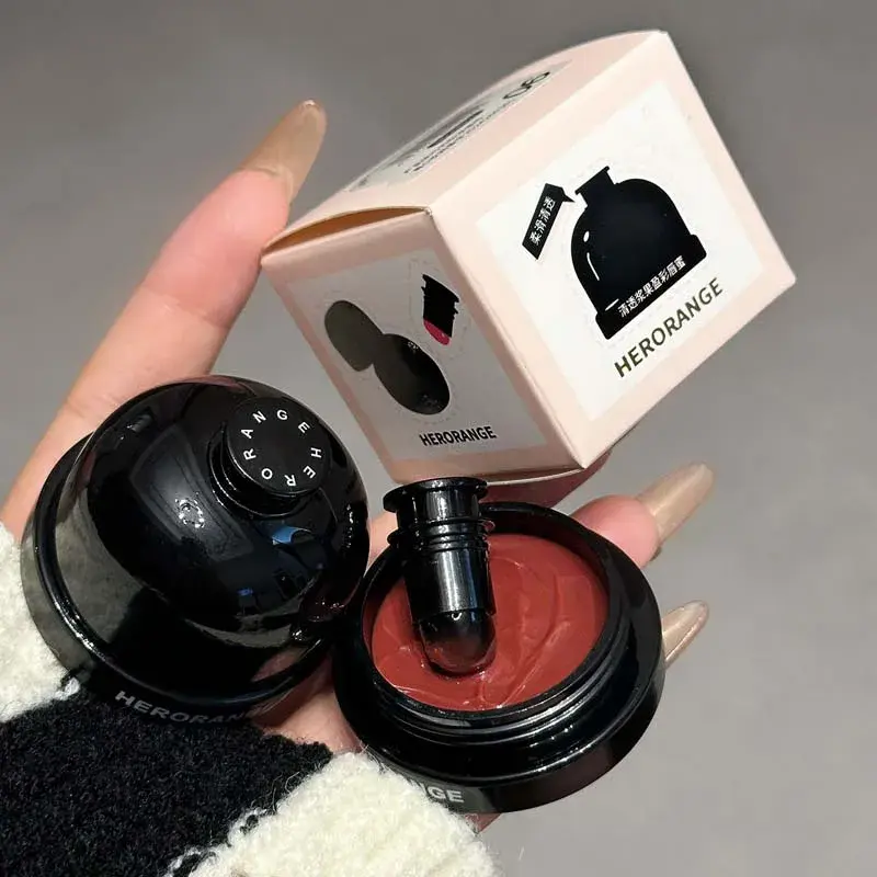 With Silicone Lip Brush Jelly Solid Lip Gloss Non-stick Mirror Lip Tint Lasting Makeup Moisturizing Canned Crystal Lipstick Mud
