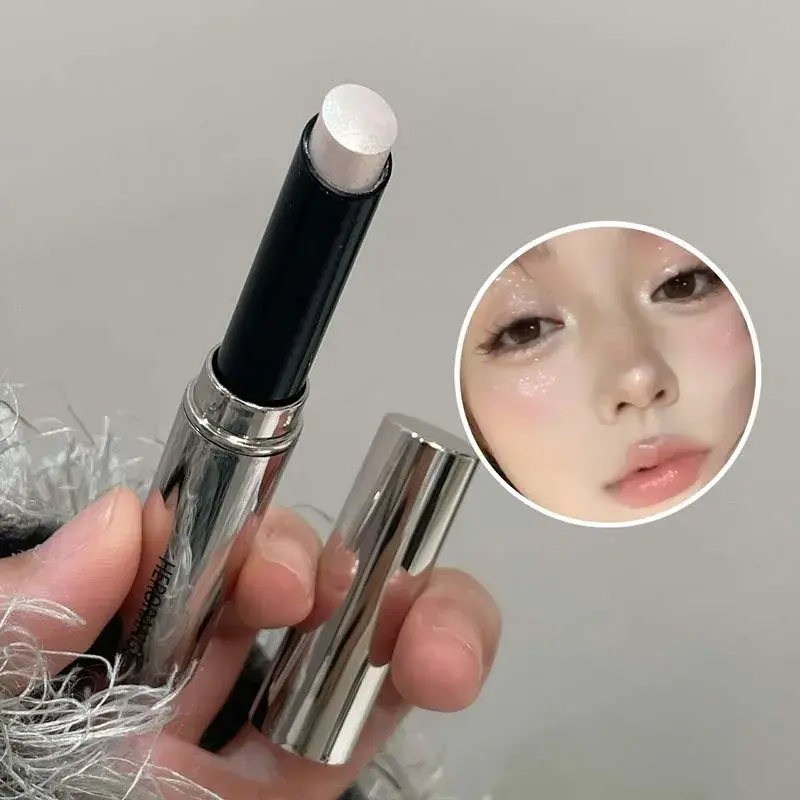 Shimmer Highlighter Stick Natural Diamond Glitter White Highlight Eyeshadow Pencil Contour Shading Brightening Face Body Makeup