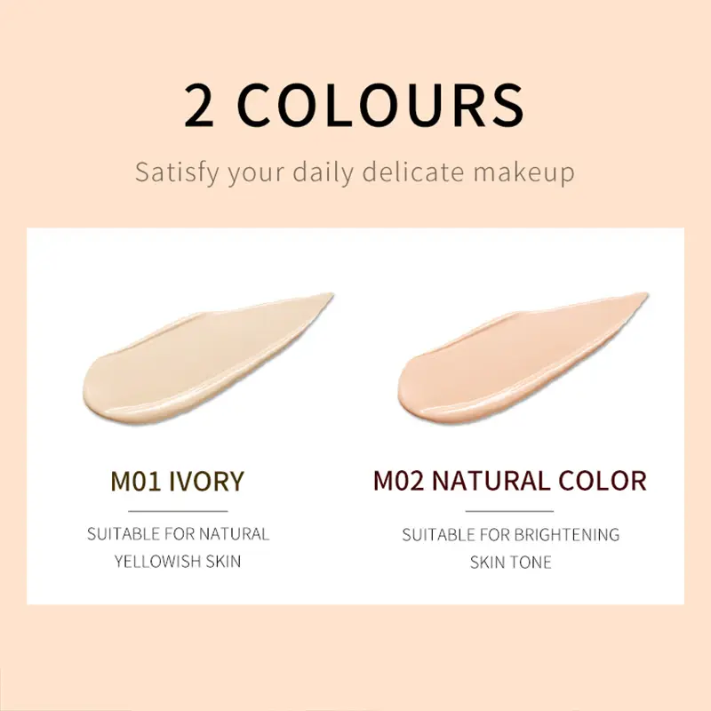 Professional Face Foundation Cream Full Concealer Makeup Cosmetics Waterproof Lasting Base Brighten Whitening Cover Dark Circles
