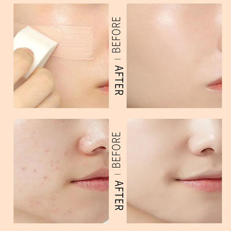 Professional Face Foundation Cream Full Concealer Makeup Cosmetics Waterproof Lasting Base Brighten Whitening Cover Dark Circles