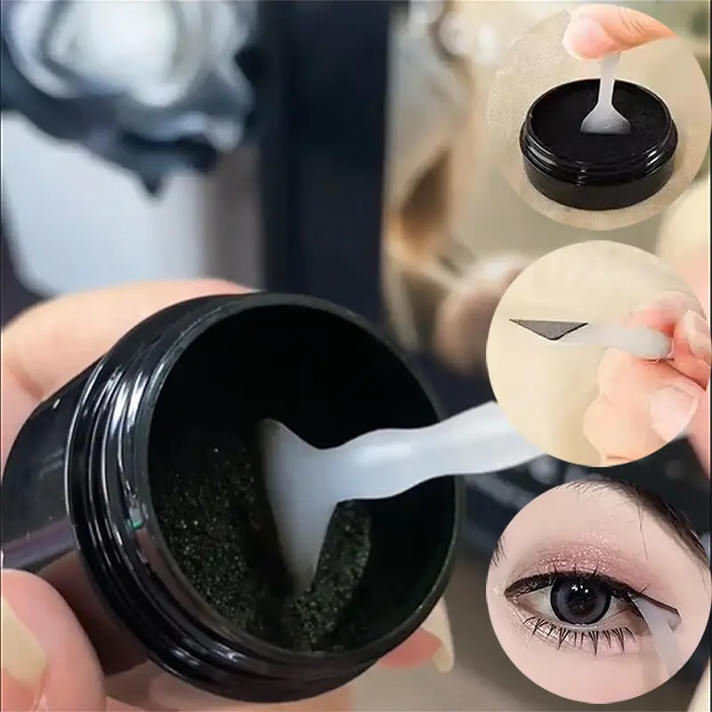 Liquid Eyeliner Stamp DIY Triangle Eye Liner Extension Stamps Eyelash Seal Waterproof Long Lasting Fast Dry Eyes Makeup Template