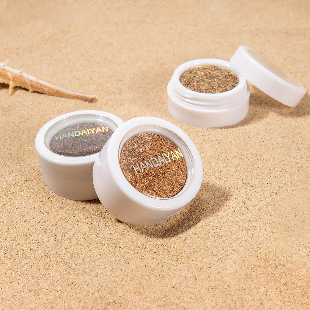 Mashed Potatoes Eye Shadow Metal Chameleon Makeup Palette Shimmer Pigment Single Color Eye Shadow Shine Diamond Shadow