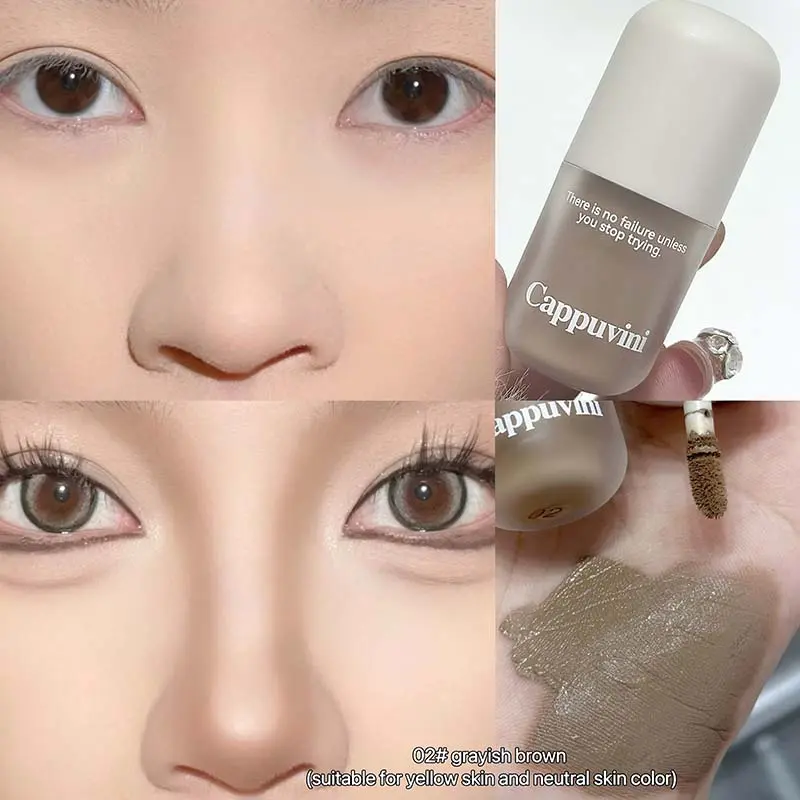Capsule Matte 3D Contouring Cream Monochrome Natural Three-dimensional Chocolate Brown Nose Shadow & Face Contour Stick Makeup