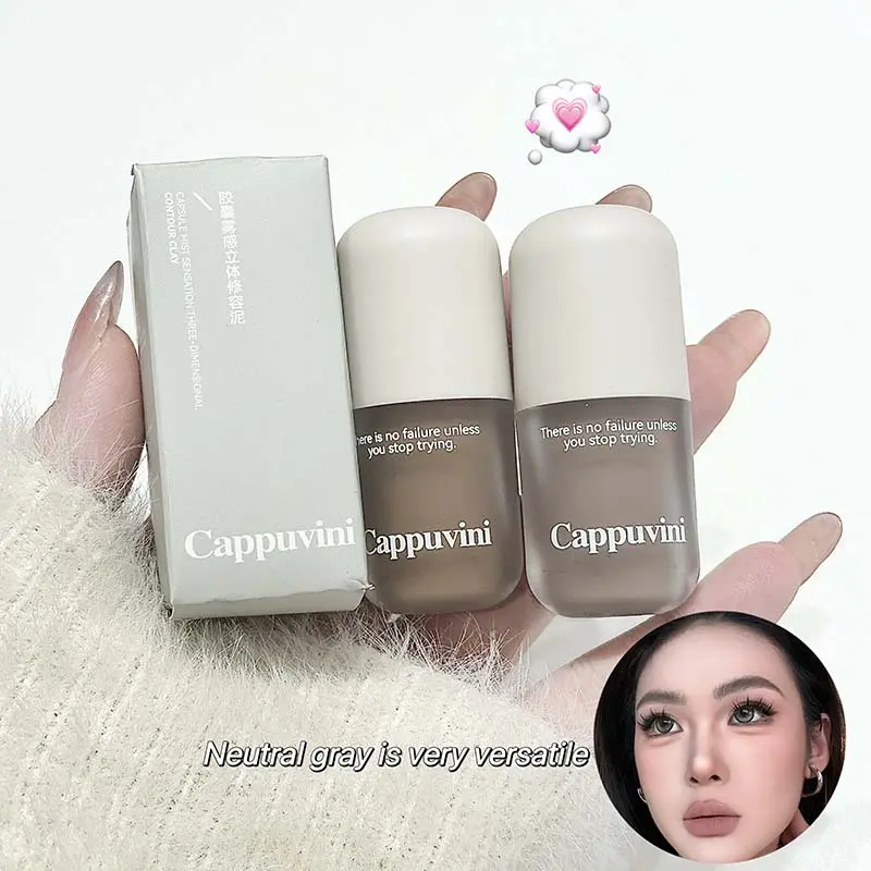 Capsule Matte 3D Contouring Cream Monochrome Natural Three-dimensional Chocolate Brown Nose Shadow & Face Contour Stick Makeup
