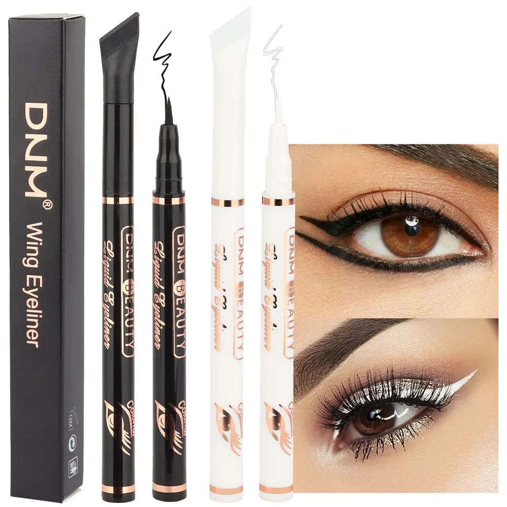 12 Colors Matte Liquid Eyeliner Pen Makeup Waterproof Quickly Drying Smooth Ultra-thin Red Brown Eye Liner Wing Tips Cosmetics