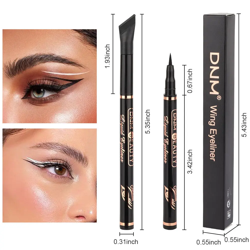 12 Colors Matte Liquid Eyeliner Pen Makeup Waterproof Quickly Drying Smooth Ultra-thin Red Brown Eye Liner Wing Tips Cosmetics