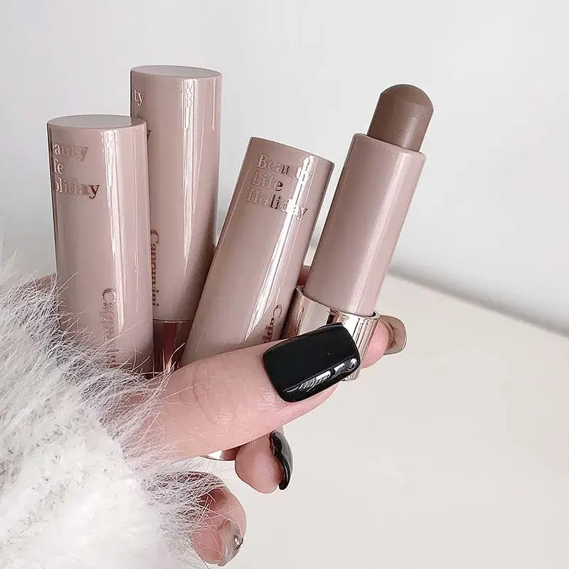 Silky Contour Grooming Stick Natural Gray Brown Nose Shadow Sculpting Facial Three-dimensional Makeup Matte Contouring Pen