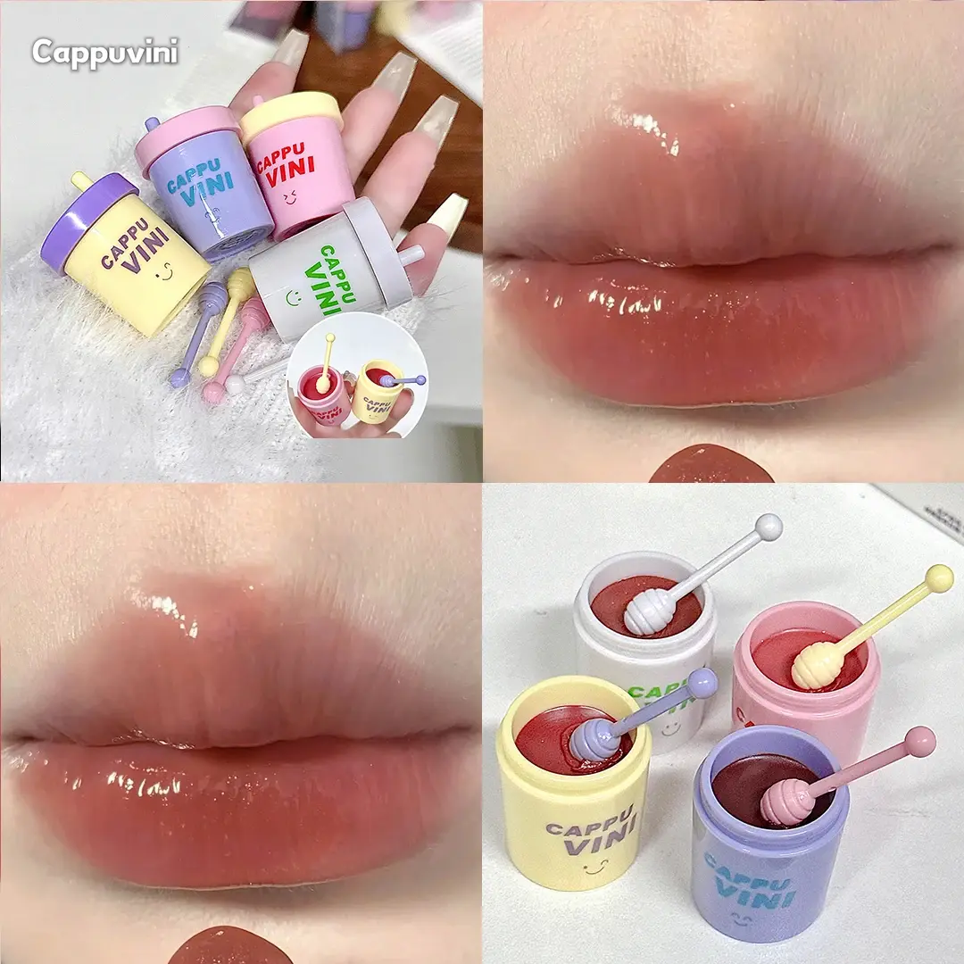 Teacup Colored Lip Balm Moisturizing Colored Lip Tint Long Lasting Anti-cracking Solid Color Lipstick Girls Lip Care Cosmetics