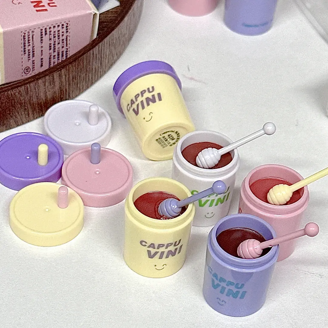 Teacup Colored Lip Balm Moisturizing Colored Lip Tint Long Lasting Anti-cracking Solid Color Lipstick Girls Lip Care Cosmetics