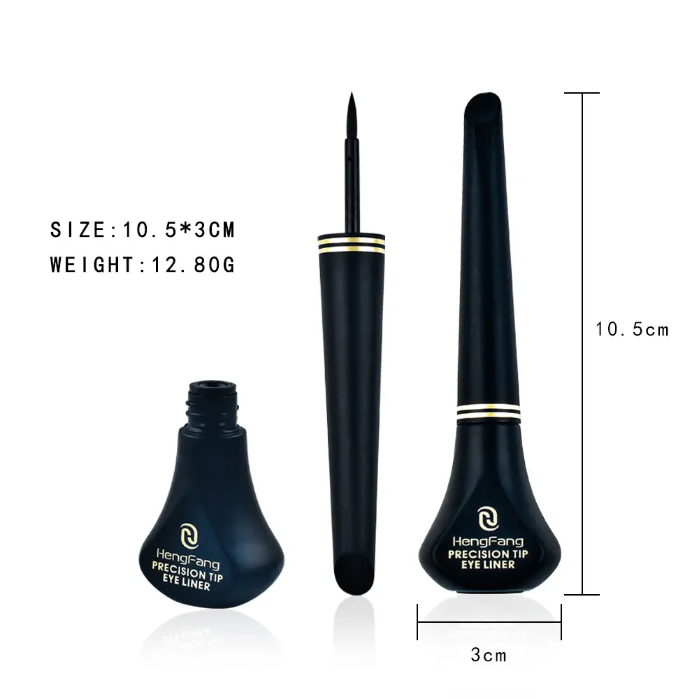 1 Pc Black Waterproof Eyeliner Liquid Eye Liner Pen Pencil Makeup Cosmetic Sweat-proof Long-lasting Beauty Makeup Tool