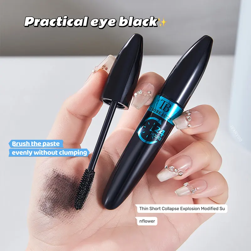 5D Mascara Waterproof Lengthening Curling Eyelashes Long Lasting Sweatproof Mascara Black Silk Fibre Makeup Beauty Cosmetics New