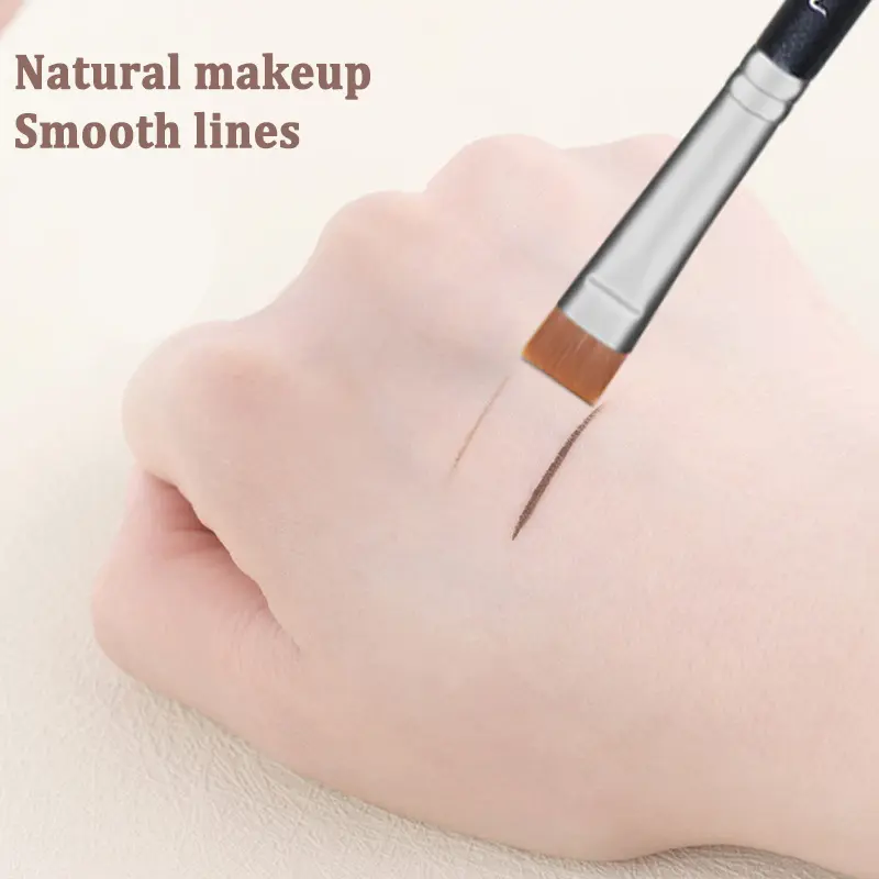 212 Flat Eyebrow Concealer Brush Ultrathin Eyebrow Makeup Brush Flat Eyeliner Brush Lying Silkworm Eye Liner Brow Contour Brush