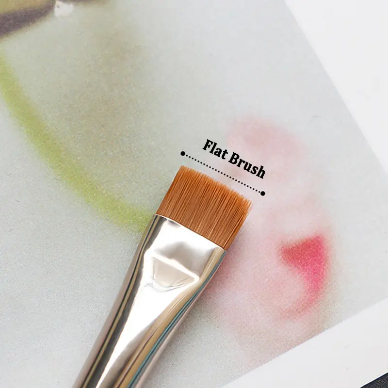 212 Flat Eyebrow Concealer Brush Ultrathin Eyebrow Makeup Brush Flat Eyeliner Brush Lying Silkworm Eye Liner Brow Contour Brush