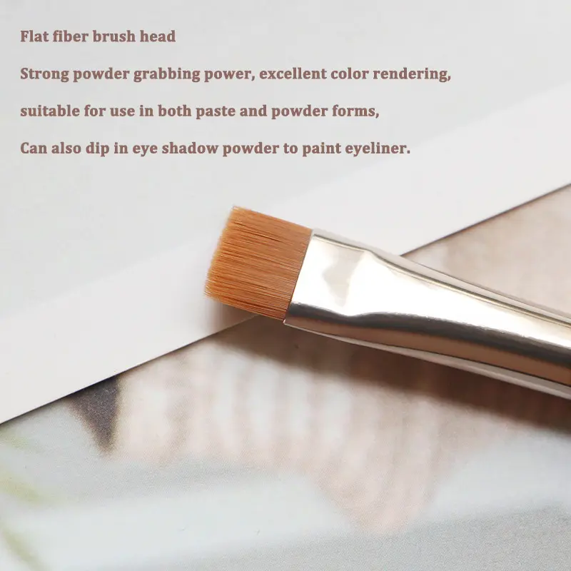212 Flat Eyebrow Concealer Brush Ultrathin Eyebrow Makeup Brush Flat Eyeliner Brush Lying Silkworm Eye Liner Brow Contour Brush