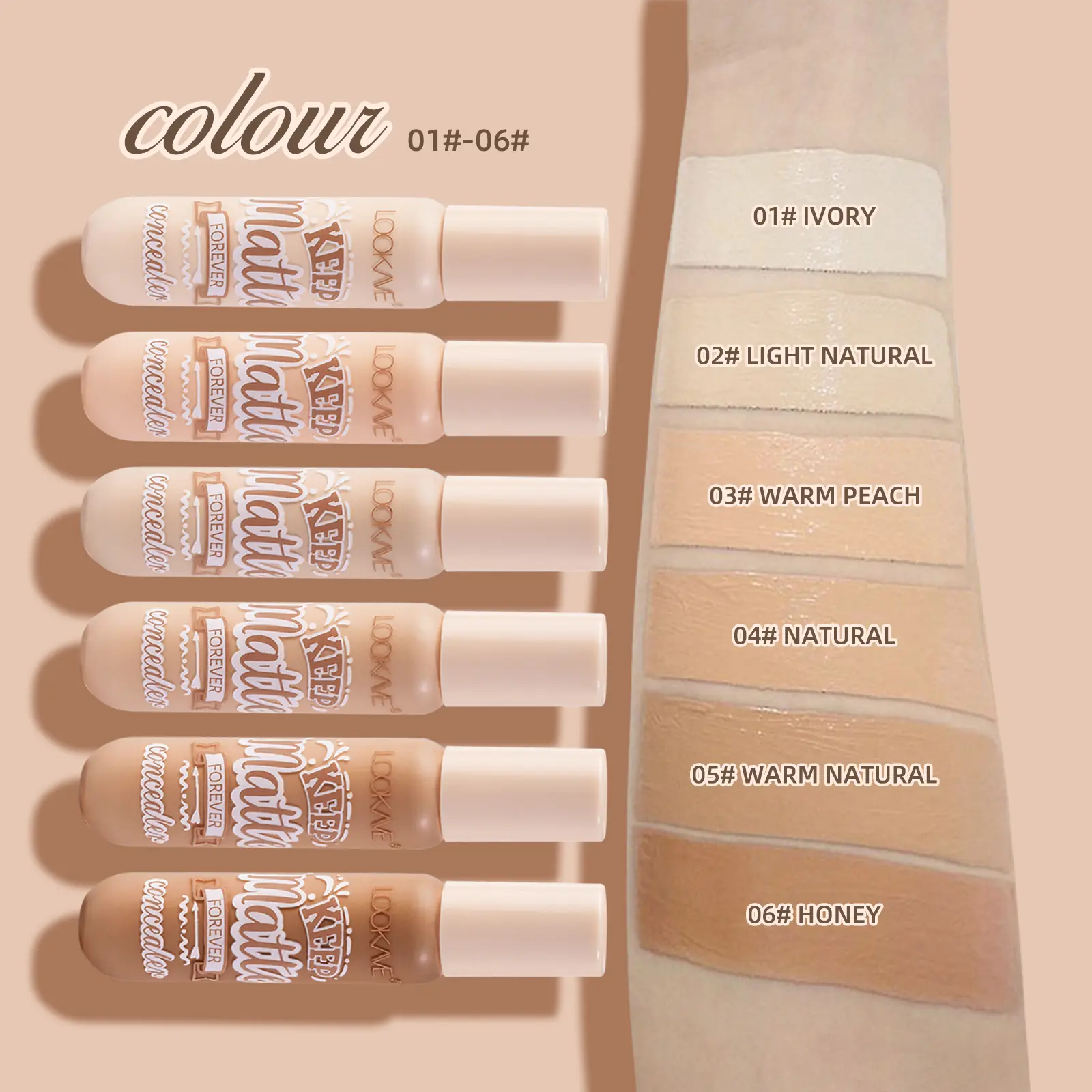 Waterproof Liquid Concealer Foundation Cream Lasting Full Coverage Acne Spot Dark Circles Dark Concealer Face Makeup Cosmetic