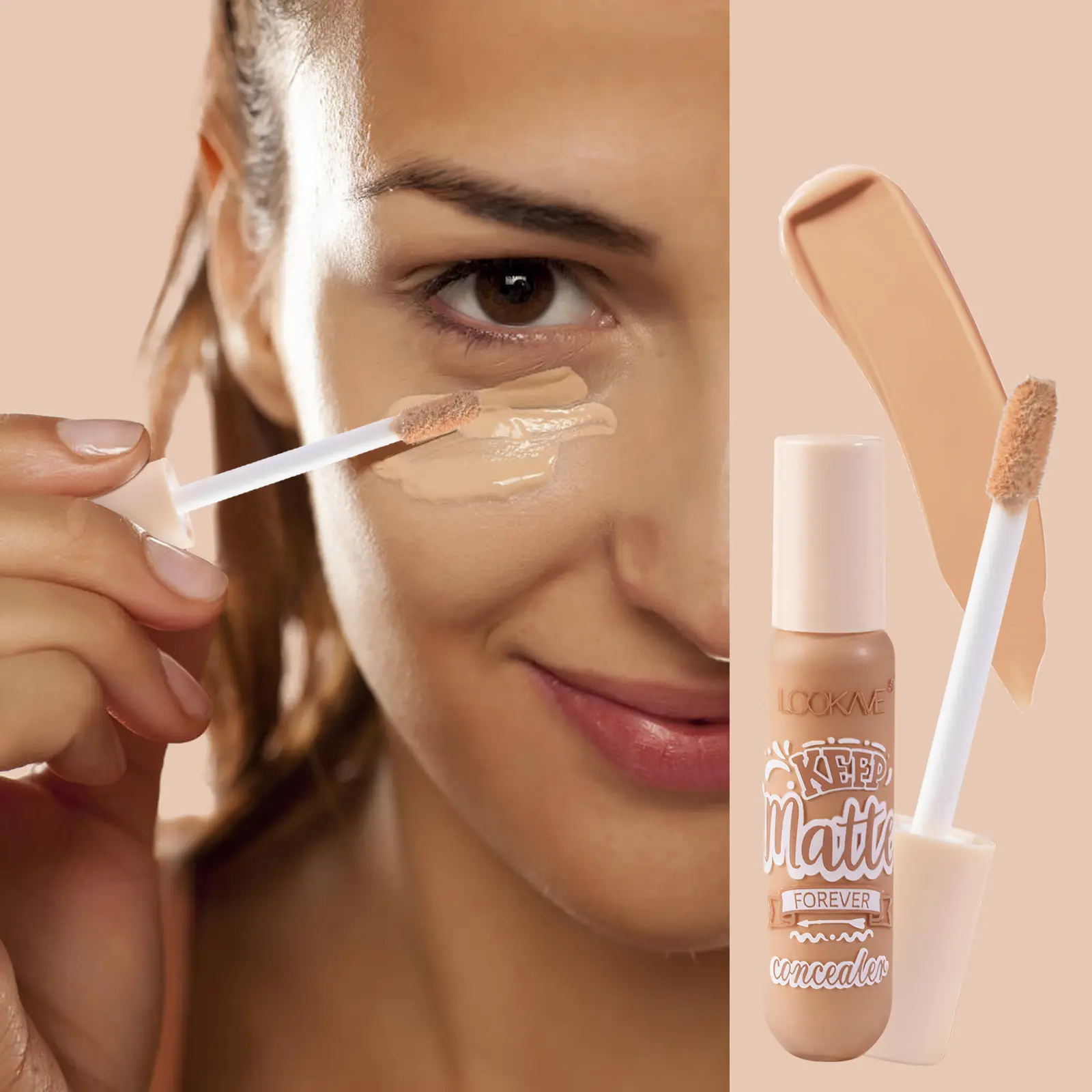 Waterproof Liquid Concealer Foundation Cream Lasting Full Coverage Acne Spot Dark Circles Dark Concealer Face Makeup Cosmetic