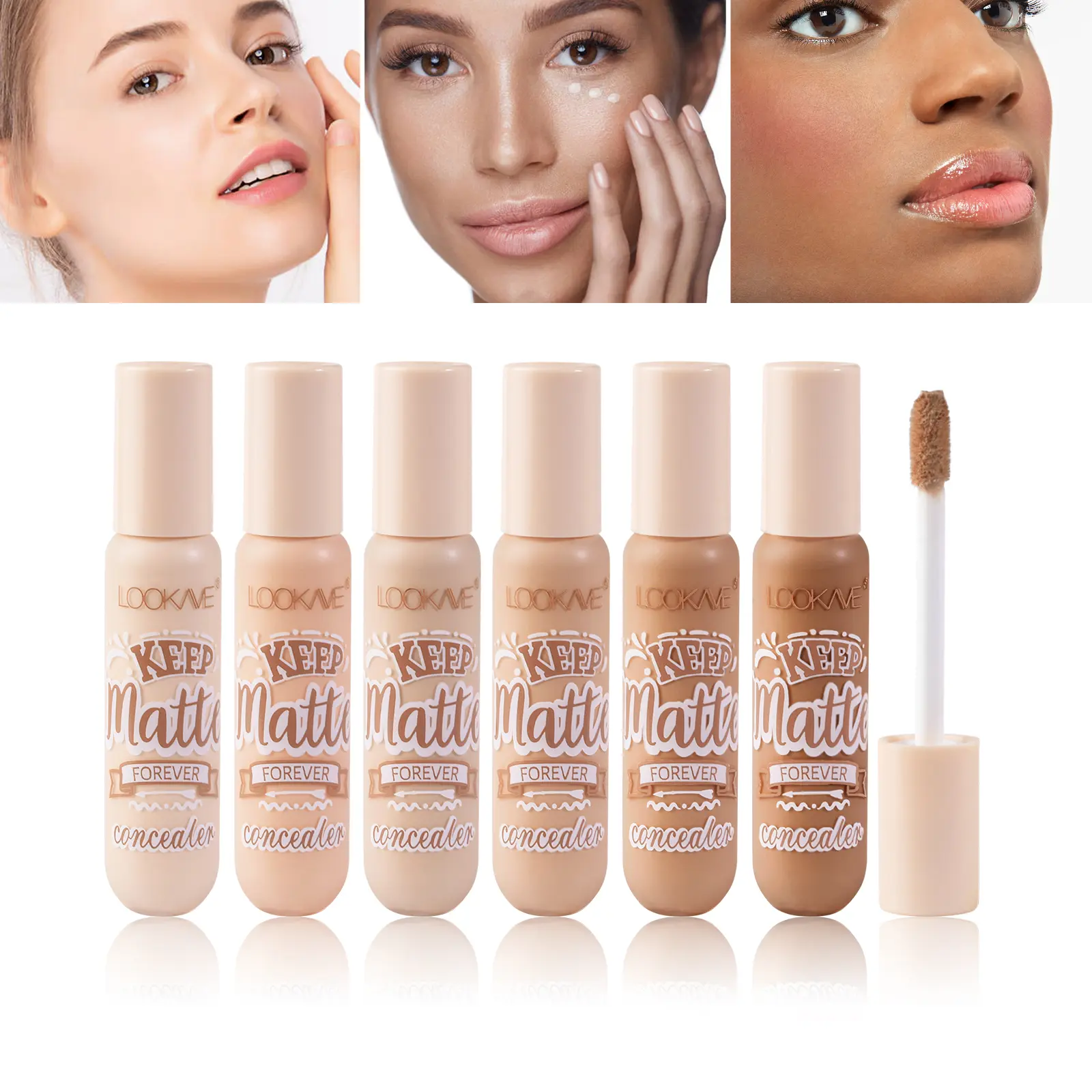 Waterproof Liquid Concealer Foundation Cream Lasting Full Coverage Acne Spot Dark Circles Dark Concealer Face Makeup Cosmetic