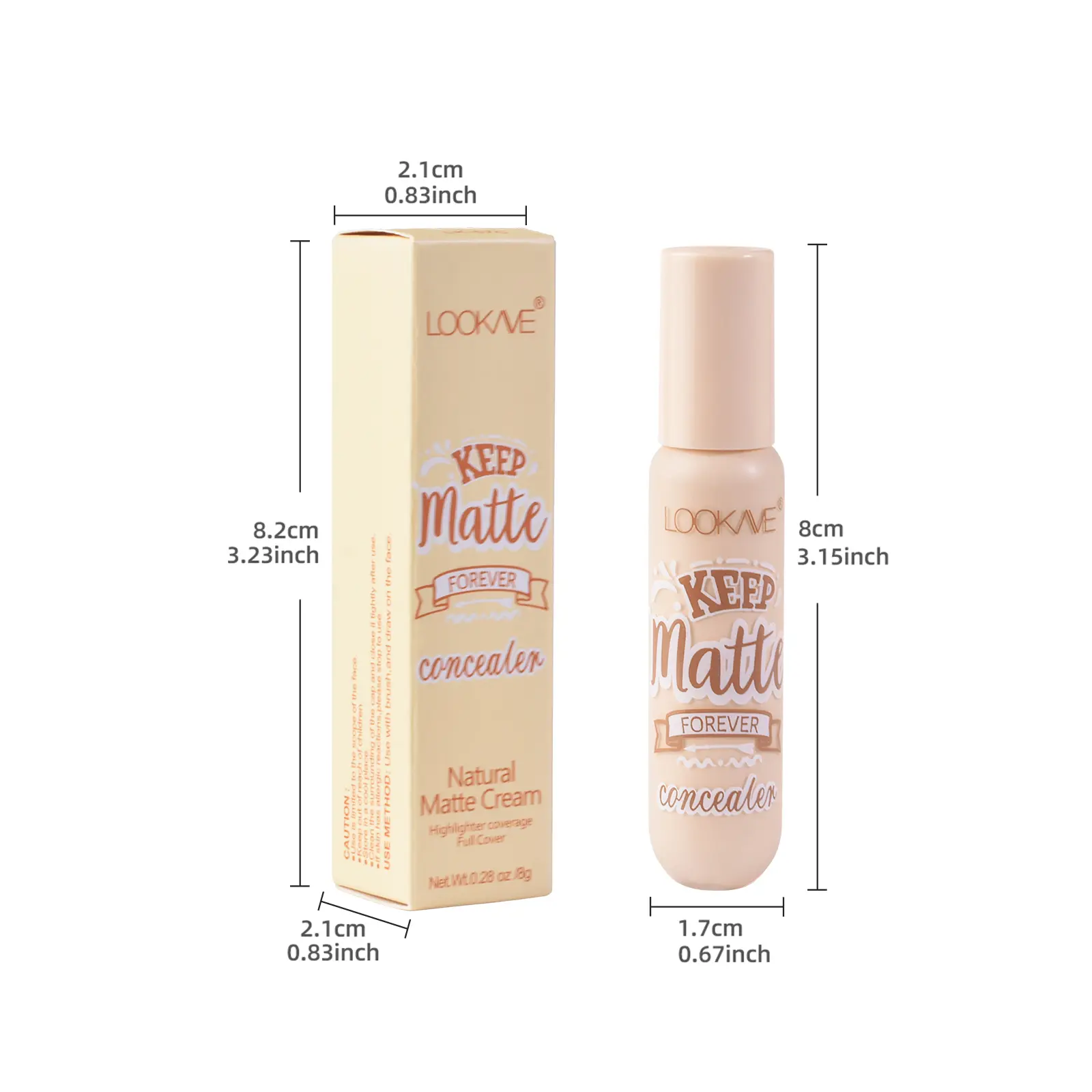 Waterproof Liquid Concealer Foundation Cream Lasting Full Coverage Acne Spot Dark Circles Dark Concealer Face Makeup Cosmetic