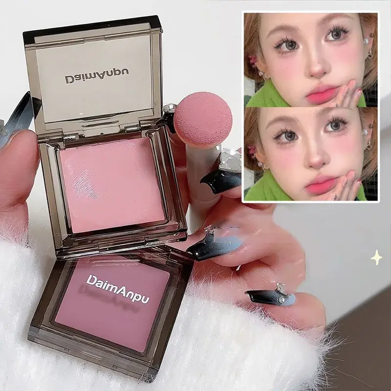Brown Cheek Contour Tint Creamy Matte Blusher Palette Long Lasting Silky Smooth Cheek Eye Mousse Rouge Blush Maillard Makeup