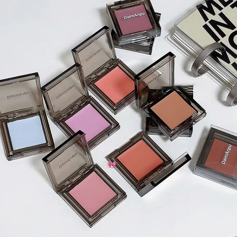 Brown Cheek Contour Tint Creamy Matte Blusher Palette Long Lasting Silky Smooth Cheek Eye Mousse Rouge Blush Maillard Makeup