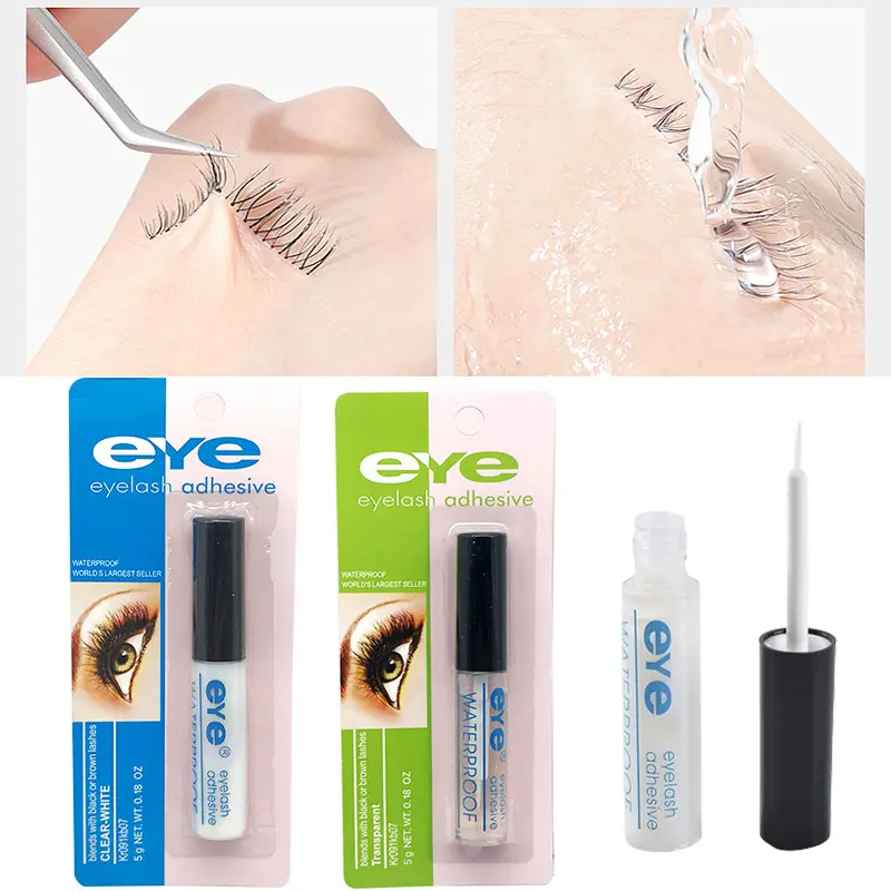 5g False Eyelash Glue Waterproof Transparent White Black Quick Dry Eyelashes Extension Lasting Strong Lashes Glue Makeup Tools