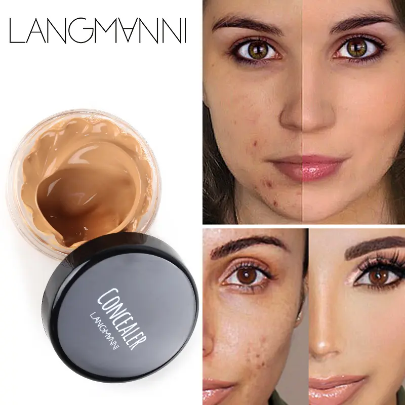 Face Creamy Concealer Foundation Palette Liquid Full Cover Dark Circles Acne Contour Cream Waterproof Makeup