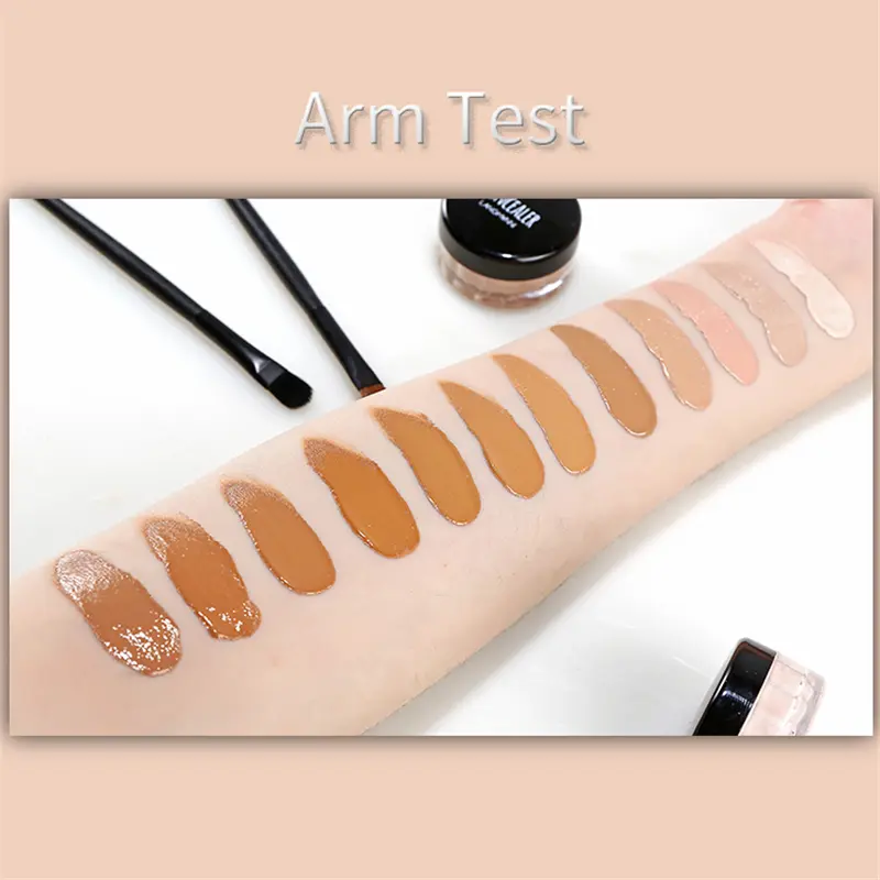 Face Creamy Concealer Foundation Palette Liquid Full Cover Dark Circles Acne Contour Cream Waterproof Makeup