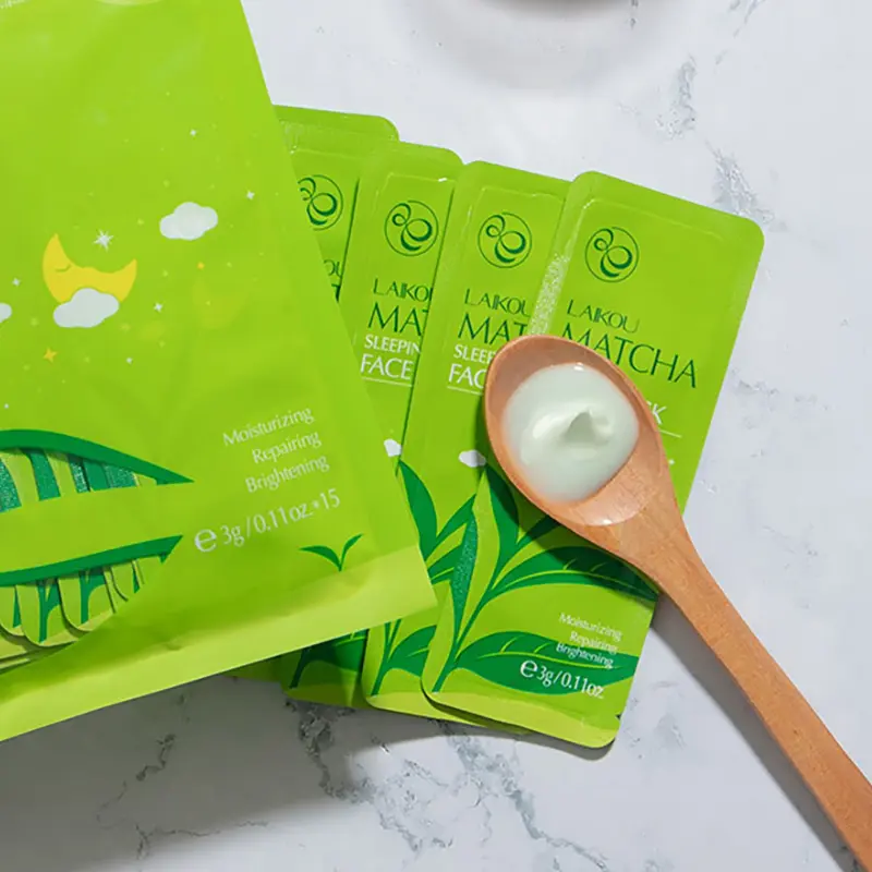 LAIKOU 5 pcs Moisturizing Facial Mask Anti Wrinkle Hydrating Face Sleeping Mask Brightening Night Face Jelly Mask Anti Aging