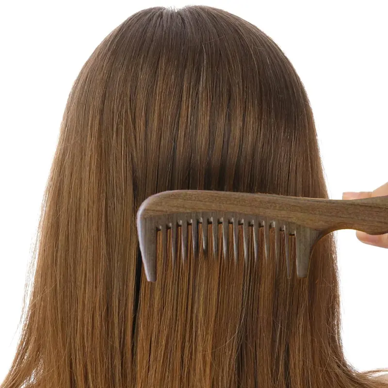 Wooden Comb Salon Fragrance Anti Static Long Wide Tooth Home Use Natural Sandalwood Comb Massage Hair Tools 1pcs