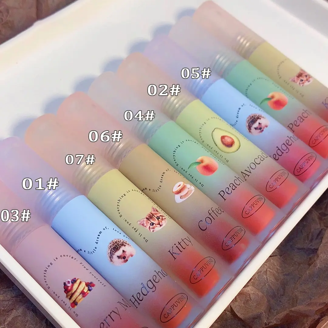 1/3pcs Nude Liquid Lipstick Set Velvet Matte Lip Gloss Long Lasting Non-stick Cup Lip Mud Tint Cream Makeup Pigment Cosmetics