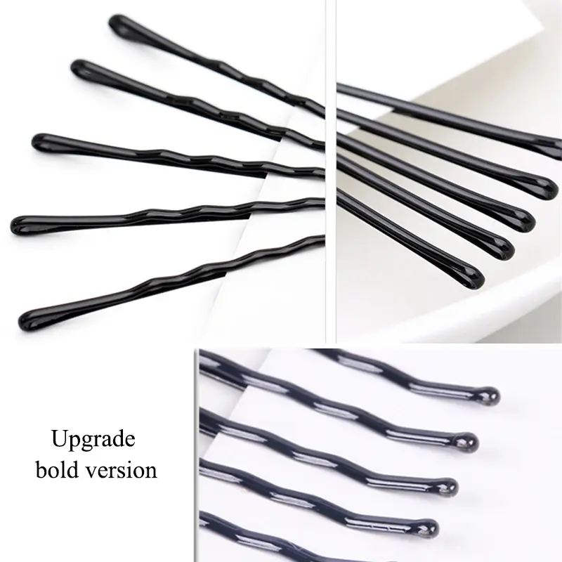 Hair Clip U-Shaped Bobby Pin Women Invisible Wavy Hairpin Hairstyle Styling Metal Hair Grips Barrette Hair Accessories