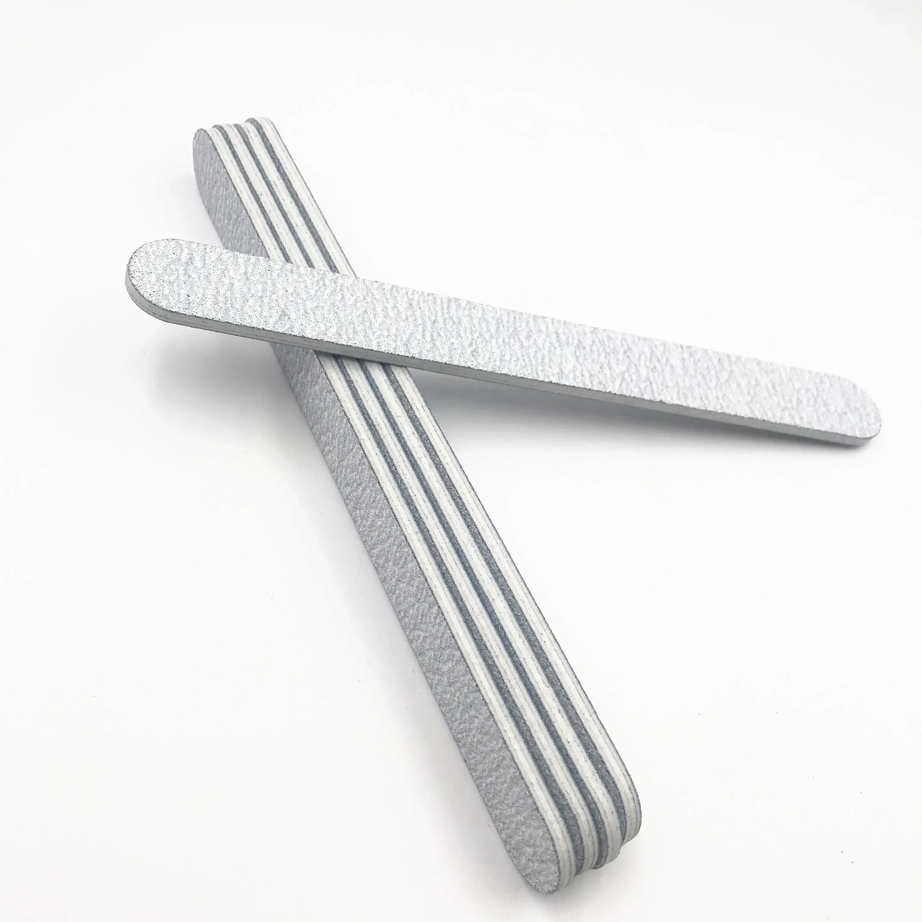 5pcs Nail File 100/180 Wooden Nail Buffer Professional Sandpaper Nail Gel Polish Files Strong Thick Grey Sanding Manicure Tools