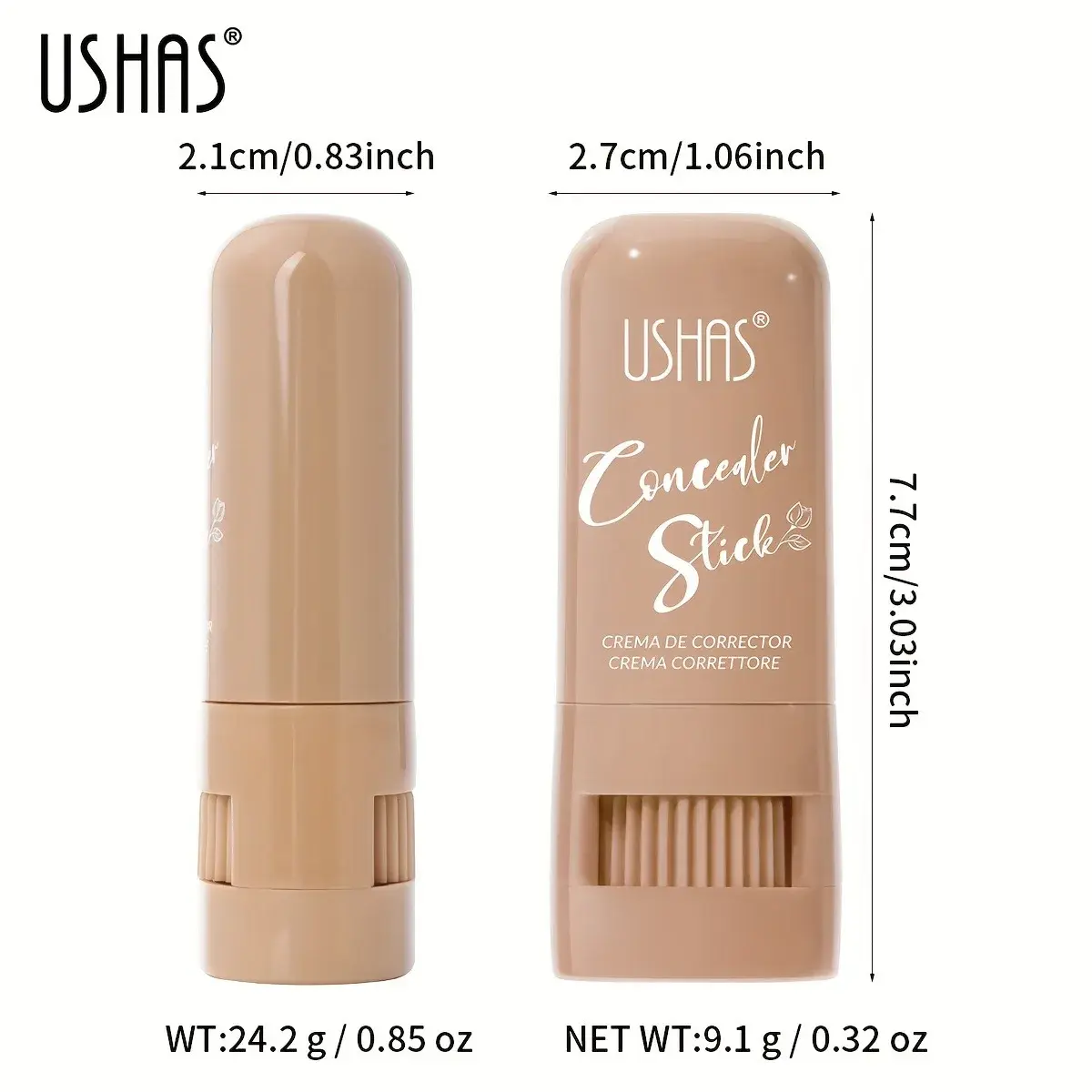 Makeup Solid Concealer Stick Cream Corrector Acne Dark Circles High Covering Moisturizing Oil Control Foundation Base Cosmetics