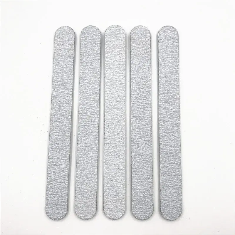 5pcs Nail File 100/180 Wooden Nail Buffer Professional Sandpaper Nail Gel Polish Files Strong Thick Grey Sanding Manicure Tools
