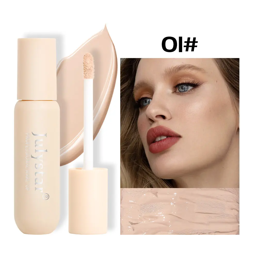Waterproof Liquid Concealer Stick Brighten Eye Shadow Base Matte Full Coverage Acne Scars Dark Circles Foundation Cream Makeup